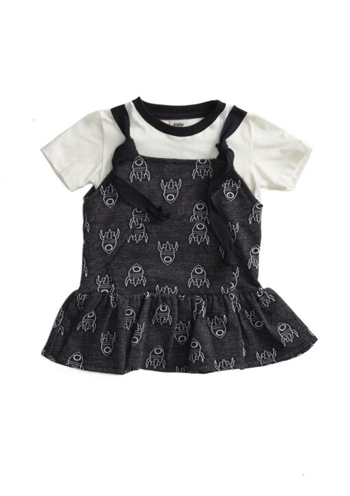 Jardineira para Bebê Pistol Star Cissa