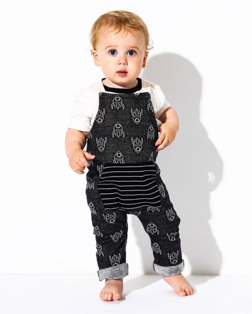 Jardineira para Bebê Pistol Star Perk