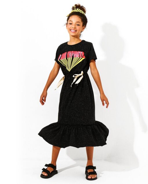 Vestido Infantil Midi Pistol Star Duda