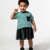vestido infantil bebês saia de tule