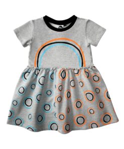 Vestido Jardineira de Moletom Para Bebê Annie