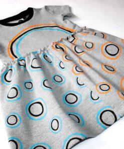 Vestido Jardineira de Moletom Para Bebê Annie