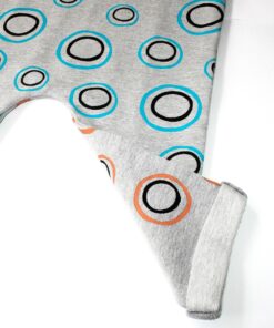 Jardineira Unissex para bebês e crianças em malha jacquard de algodão