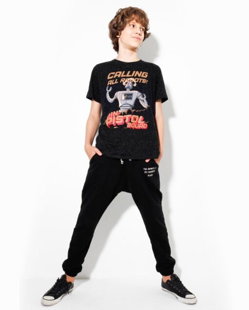 camiseta estampada calça moletom infantil verão 2021 meninos