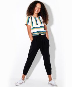 blusa cropped calça infantil verão 2021 meninas