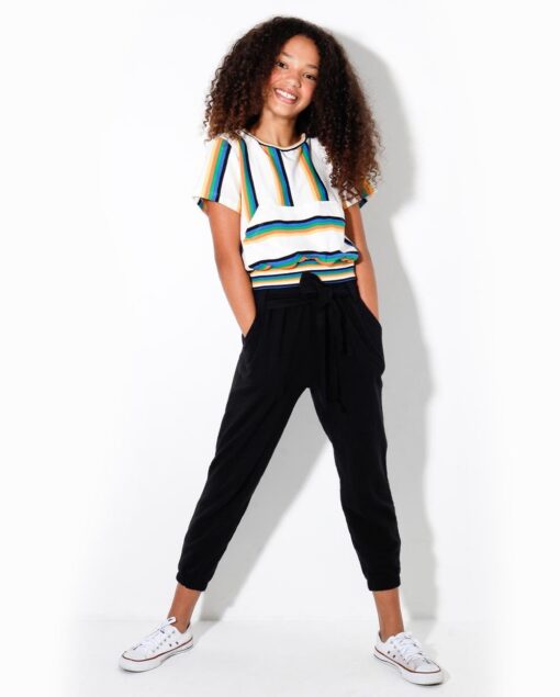blusa cropped calça infantil verão 2021 meninas