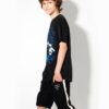 camiseta estampada bermuda moletom infantil verão 2021 meninos