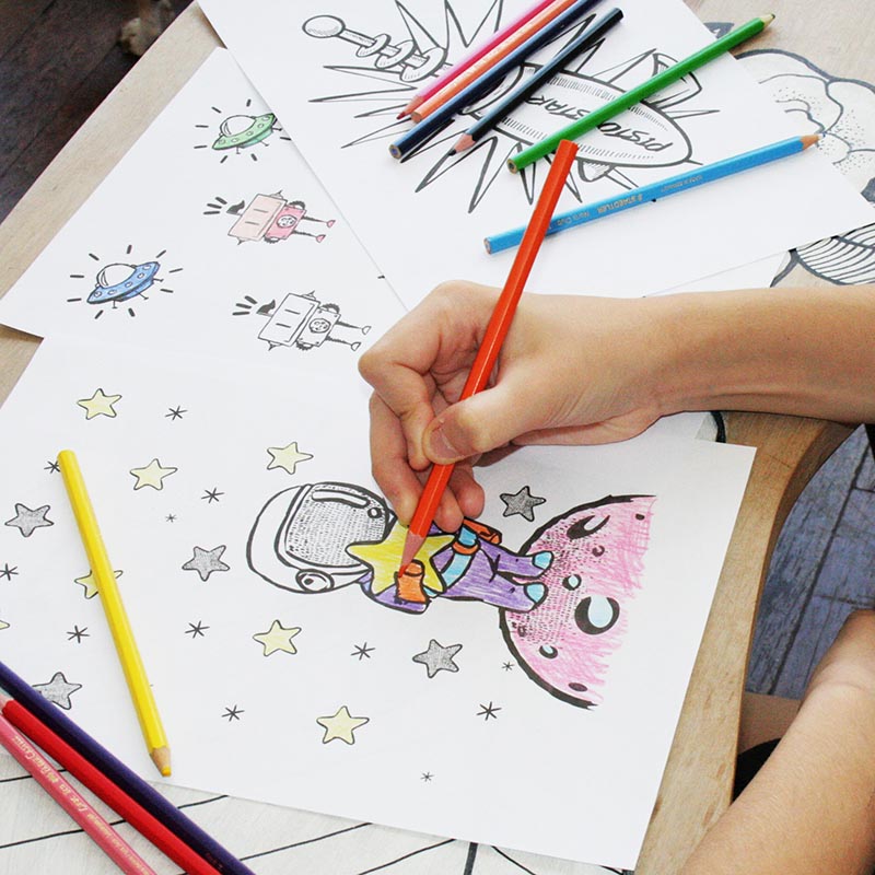 desenhos colorir quarentena crianças estampa