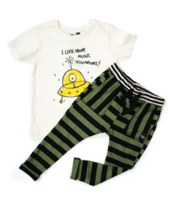 camiseta infantil estampada calça saruel legging listrada bebês