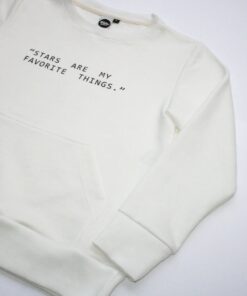 blusa moletom infantil unissex meninas meninos inverno crianças off white