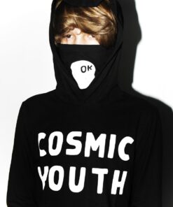 blusa infantil com capuz manga longa meninos unissex