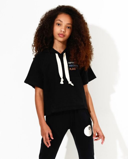 Blusa Cropped Feminina Infantil Pistol Star Nikki