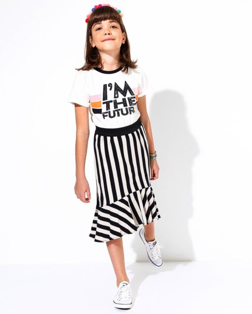 Vestido Midi Infantil Pistol Star Mona