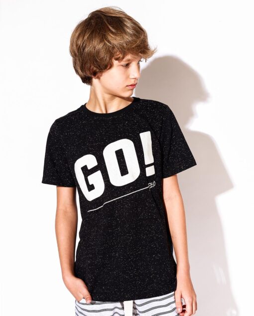 Camiseta Manga Curta Infantil Pistol Star Rocco