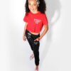 blusa cropped feminina calça infantil unissex de moletom saruel