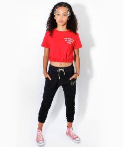 blusa cropped feminina calça infantil unissex de moletom saruel