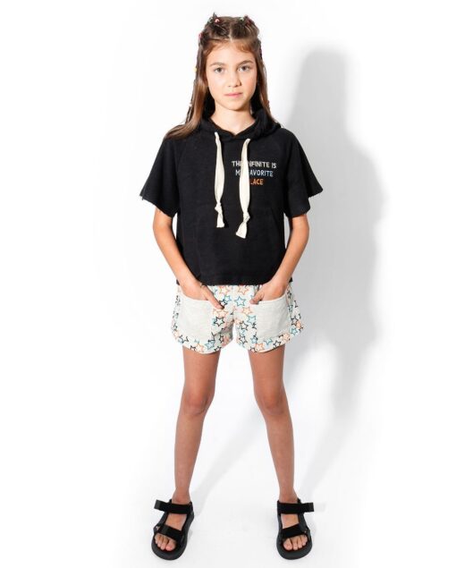 Short Feminino Infantil Pistol Star Ashley