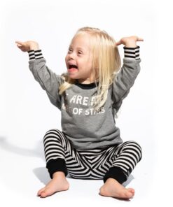 calça listrada legging e blusão de moletom estampado para bebês inverno