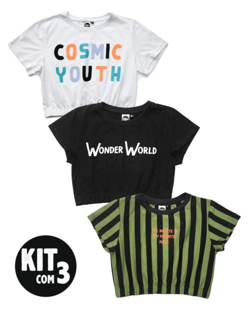Kit 3 Cropped Pistol Star Venus