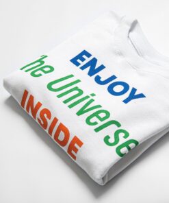 blusão moletom leve infantil com estampa de frase