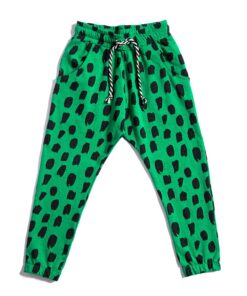calça infantil unissex em moletom leve jacquard estampada