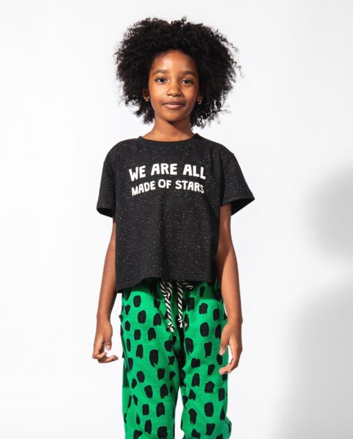 Blusa Cropped Infantil Pistol Star Nina