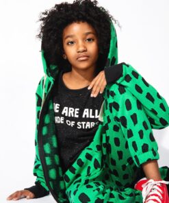 calça e jaqueta estampada infantil unissex