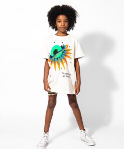 camiseta infantil estampada unissex