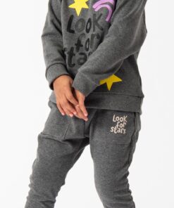 moda infantil roupa de inverno conjunto de moletom para bebês e crianças com estampa colorida blusa e calça