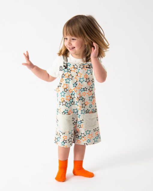 Jardineira Para Bebê Pistol Star Benny