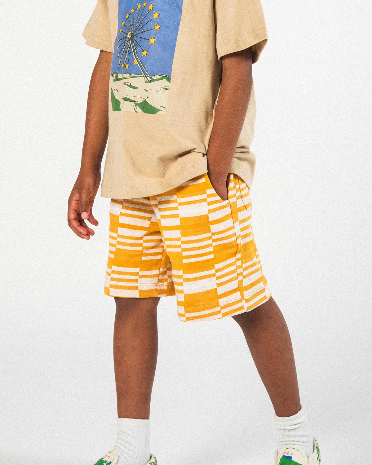 Bermuda Infantil Pistol Star Yellow Tars - Imagem 2