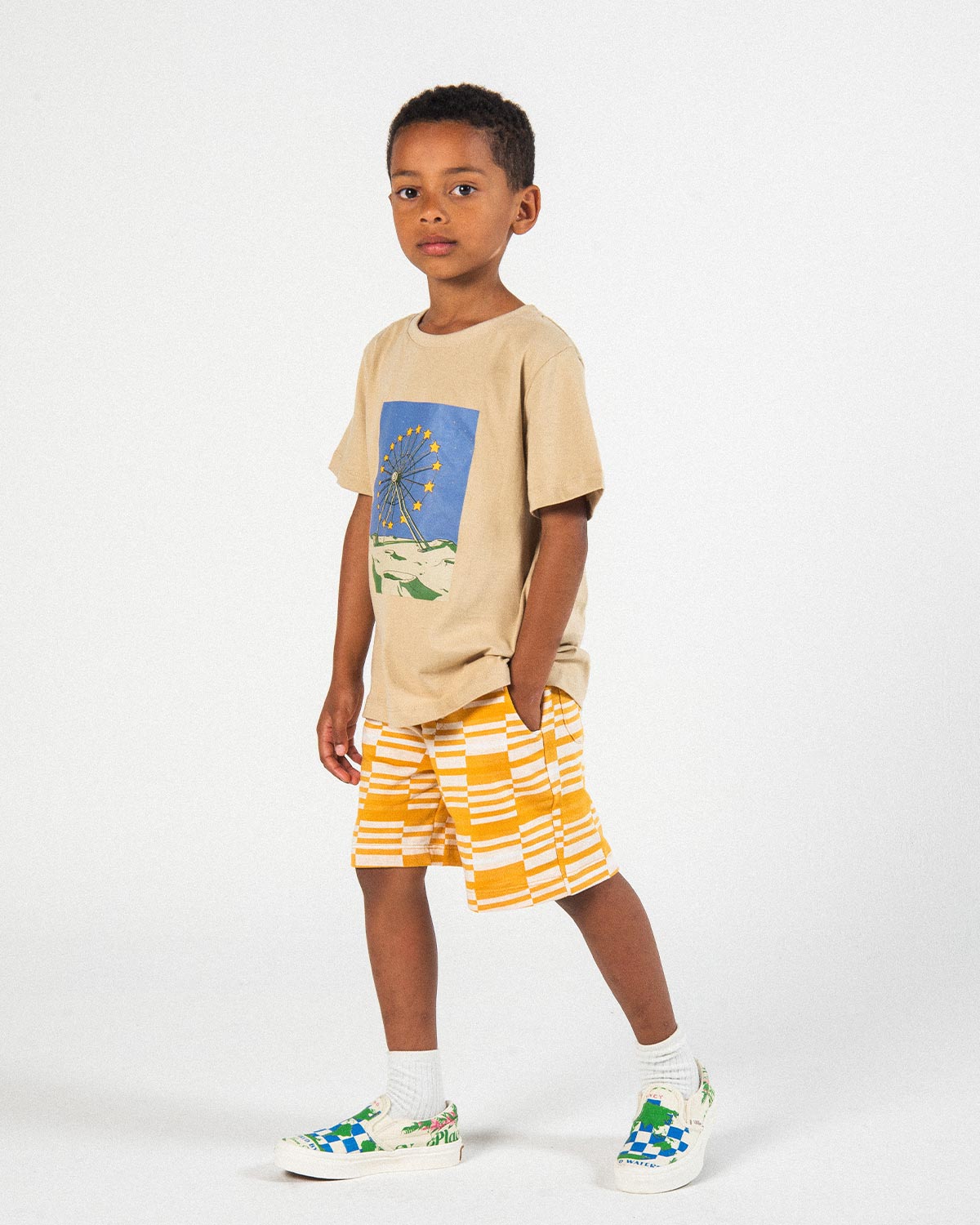 Bermuda Infantil Pistol Star Yellow Tars