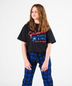 Camiseta Infantil Pistol Star Galaxies Black