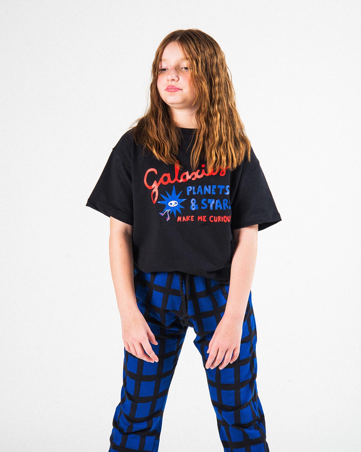 Camiseta Infantil Pistol Star Galaxies Black