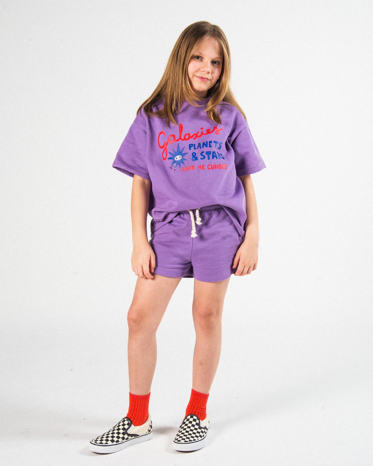 Camiseta Infantil Pistol Star Galaxies Purple - Imagem 2